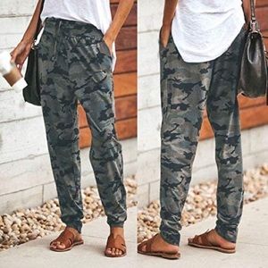 👠Youandmes Women Camouflage CAMO Drawstring Pants